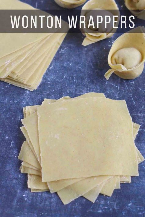 Egg Wonton Wrapper Recipes, Best Wonton Recipe, Wonton Dough Recipe, Wong Tong Wrappers Recipes, Wonton Wrapper Recipe, How To Make Wonton Wrappers, Wanton Wrapper Recipes Easy, Easy Wonton Wrapper Recipes, Wonton Wrappers Recipes