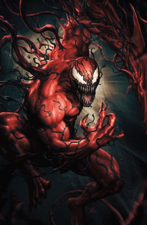 Carnage Symbiote, Venom Wallpaper, Carnage Marvel, Symbiotes Marvel, Venom Art, Marvel Venom, Marvel Villains, Super Villains, Spiderman Art