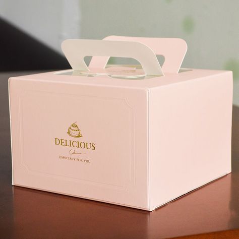 Dessert Packaging Design, Cake Boxes Packaging, Desain Merek, Bakery Packaging Design, Shop Packaging, Home Bakery Business, Bread Packaging, Food Box Packaging, Elegant Cake