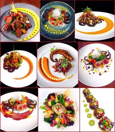 Gourmet Pasta Plating, Food Plating Design, Resep Koktail, Fancy Food Presentation, Different Types Of Food, Food Presentation Plates, Gourmet Pasta, Food Garnish, Gourmet Food Plating