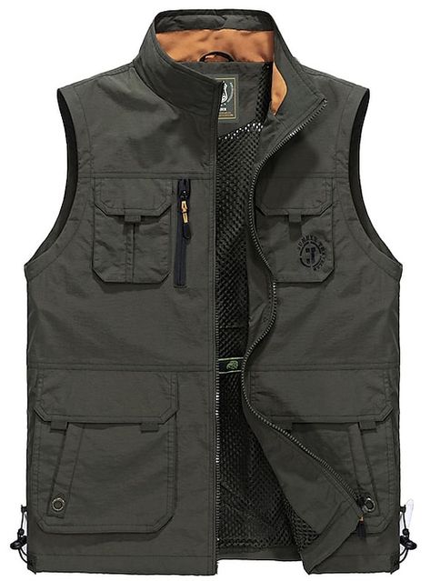 Mens Outdoor Vest, Photographer Vest, Vest 2023, Vest Outfits Men, Hiking Vest, Safari Vest, Going Out Fashion, Travel Vest, Hunting Vest