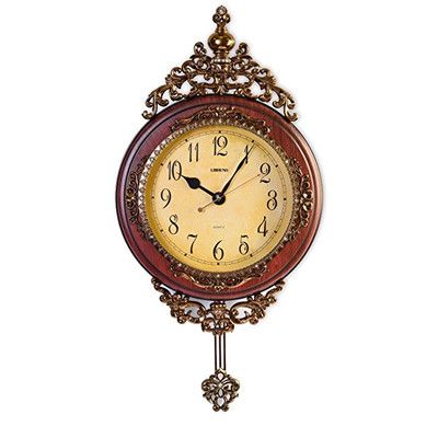 Traditional Wall Clocks, Clock Painting, Pendulum Wall Clock, Pendulum Clock, Kitchen Wall Clocks, Wall Clock Design, Classic Home Decor, Three Star, Grandfather Clock