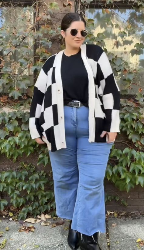 Plus Size Nice Outfits, Winter Outfits Big Bust, Relaxed Aesthetic Outfit, Plus Size Librarian Outfits, Plus Size Fall Streetwear, Curvy Androgynous Style, Plus Size Office Outfits Business Casual, Plus Size Androgynous Fashion, Big Outfits