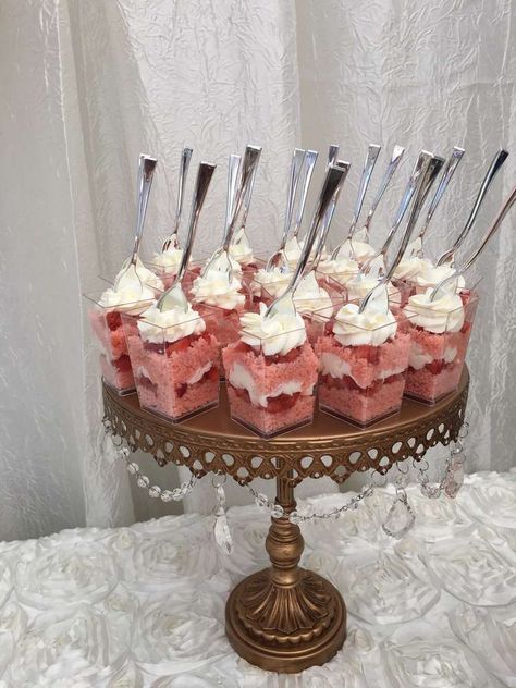 CAKE STANDS for dessert table by : http://www.opulenttreasures.com/shop/ A little princess on the way | CatchMyParty.com Tastemade Dessert, Princess Baby Shower Cake, Baby Shower Cake Table, Shower Dessert Table, Baby Shower Dessert, حفل توديع العزوبية, Dessert Mini, Baby Shower Dessert Table, Desserts Cake