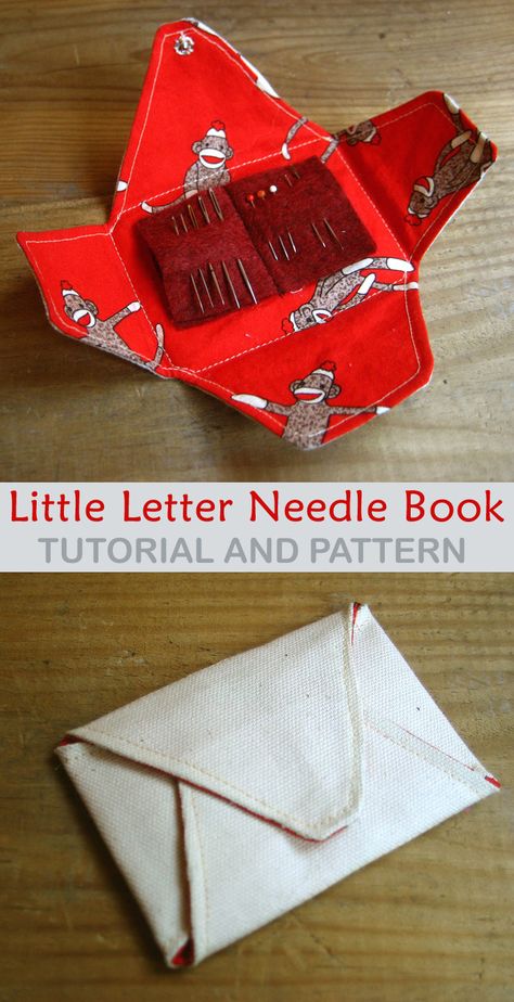 Needlecase Needle Book, Diy Sewing Needle Holder, Needle Cases Ideas, Diy Needle Case, Needle Book Diy, Needle Book Tutorial, Felt Needle Book Pattern Free, Needle Keeper Free Pattern, Cross Stitch Needle Book