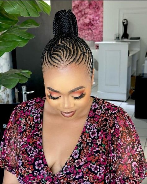 Beautiful Ghana-weaving Styles to adore. Ghana Weaving Hairstyles 2024, Ghanian Lines Hairstyles Latest, Straight Up Braids African, Latest Ghana Weaving Hairstyles, Trending Cornrows, Ghana Weaving Hairstyles, Braids 2024, Ghana Weaving Styles, Cornrow Updo Hairstyles