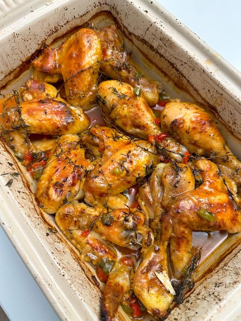 Southern Baked Chicken Southern Baked Chicken, Dark Meat Chicken, Easy Family Dinner Ideas, Southern Chicken, Baked Chicken Recipes Easy, Easy Family Dinner, Family Dinner Ideas, Chicken Pieces, All Purpose Seasoning