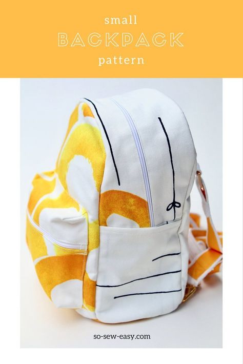 Small Backpack Pattern, for Small Budgets: Part 1 http://so-sew-easy.com/small-backpack-pattern-for-smaller-budgets/?utm_campaign=coschedule&utm_source=pinterest&utm_medium=So%20Sew%20Easy&utm_content=Small%20Backpack%20Pattern%2C%20for%20Small%20Budgets%3A%20Part%201 Small Backpack Pattern, Backpack Pattern Sewing, Backpack Sewing, Backpack Tutorial, Diy Backpack, Backpack Free, Trendy Sewing, Backpack Pattern, Costura Diy