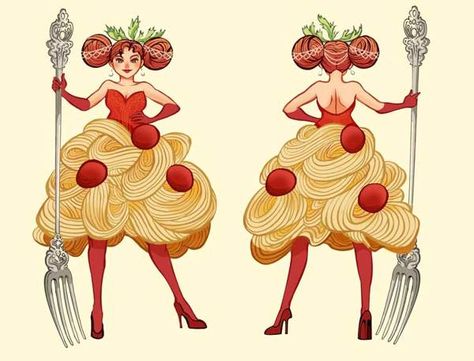 Food As Characters, Food Character Illustration, Food Inspired Fashion, Food Character Design, Food Fashion Design, Food Character, Food Characters, Foodie Art, Arte Grunge