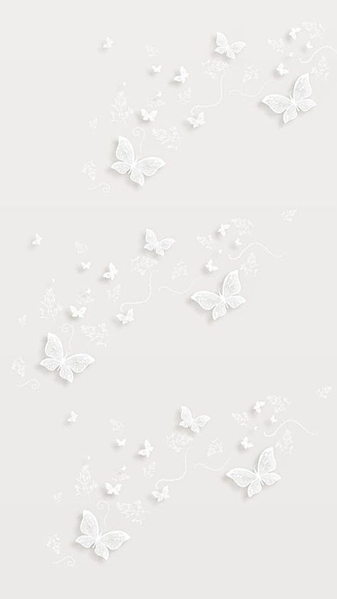 Pin by 𝔐𝔦𝔰𝔰 𝔑𝔶𝔞𝔞 on Wallpaper. in 2022 | New wallpaper iphone, Phone wallpaper design, Cute simple wallpapers Butterfly Wallpaper White, Butterfly White Background, White Butterfly Wallpaper, Wallpaper Cantik Iphone, Phone Wallpaper Pastel, Seni Resin, White Wallpaper For Iphone, Wallpaper Putih, New Wallpaper Iphone