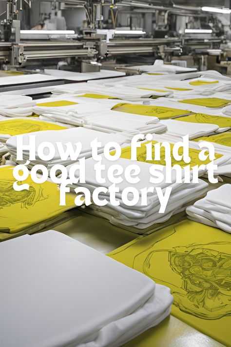 In the world of garment manufacturing, selecting the right tee shirt factory involves thorough research and understanding various aspects such as fabric quality, sizing, and printing. Ensuring your manufacturer has a deep knowledge of cotton, offers reliable printing options, and can handle custom fits will set your brand up for success. Minimum order quantities and understanding fabric yardage are also crucial components of the process. Deep Knowledge, Garment Manufacturing, Factory Design, Fabric Yardage, Islamic Calligraphy, How To Find, Printing Methods, Top Tee, Custom Fit