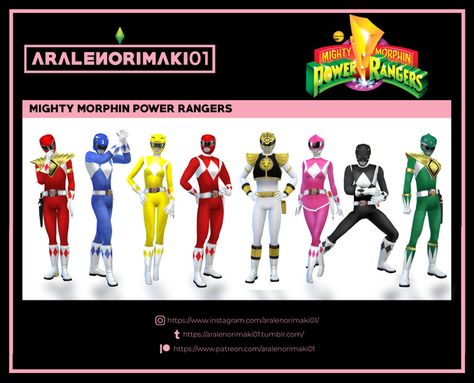 Sims 4 Cc Power Rangers, Power Rangers Outfits, Mighty Morphin Power Rangers, Don Juan, Choose Wisely, Sims 4 Cc, Power Rangers, Dear Friend, The Sims