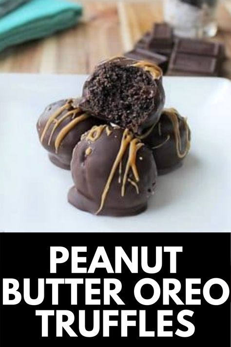 Peanut butter and chocolate work in harmony to create some of the most delicious desserts out there, and in this recipe, we use Peanut Butter Oreos to create quick and easy Peanut Butter Oreo Truffles! Get the full recipe & tutorial at MomDot.com! Reese’s Peanut Butter Oreo Truffles, 3 Ingredient Peanut Butter Oreo Balls, Peanut Butter Oreo Balls, Peanut Butter Oreos, Peanut Butter Balls Recipe, Peanut Butter Truffles, Peanut Butter Oreo, Chocolate Work, Oreo Balls