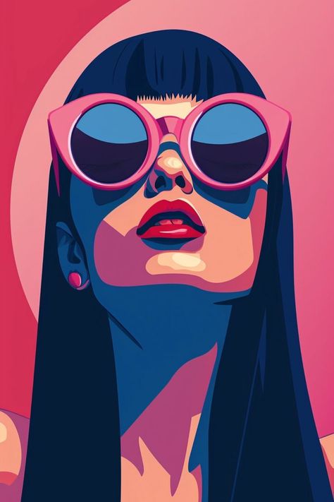 Woman With Sunglasses, Boho Art Drawings, Arte Punk, Popular Characters, Graffiti Artwork, Graffiti Characters, Female Art Painting, Pop Art Wallpaper, Girly Art Illustrations