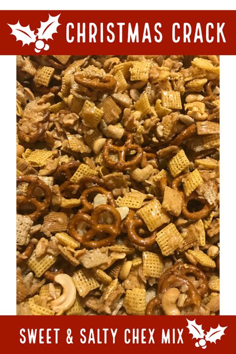 Chek Mix Christmas, Merry Mix Recipe, Rice Chex Recipes Party Mixes Christmas Snacks, Sweet And Salty Christmas Snack Mix Recipes, Best Christmas Chex Mix Recipes, Check Mix Recipes Homemade Christmas, Chex Mix With Cinnamon Toast Crunch, Chex Mix Recipes With Pecans, Cinnamon Toffee Chex Mix