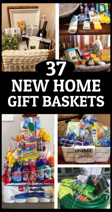 House Warming Baskets, Housewarming Gift Ideas First Home, Welcome Home Basket, Baskets To Make, Traditional Housewarming Gifts, Apartment Warming Gifts, First Apartment Gift, Practical Housewarming Gifts, Gifts Baskets