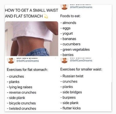 Flat Stomach Foods, Summer Body Workout Plan, Small Waist Workout, Workouts For Teens, Summer Body Workouts, Month Workout, Resep Diet, Workout For Flat Stomach, Body Workout At Home