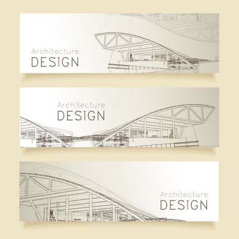 Architecture banners design Free Vector Linkedin Background Banner Interior Design, Architecture Banner Design Projects, Architectural Banner Graphic Design, Banner Design Architecture Project, Architecture Banner Design Ideas, Linkedin Company Banner, Building Banner Design, Architecture Banner Design, Architecture Banner