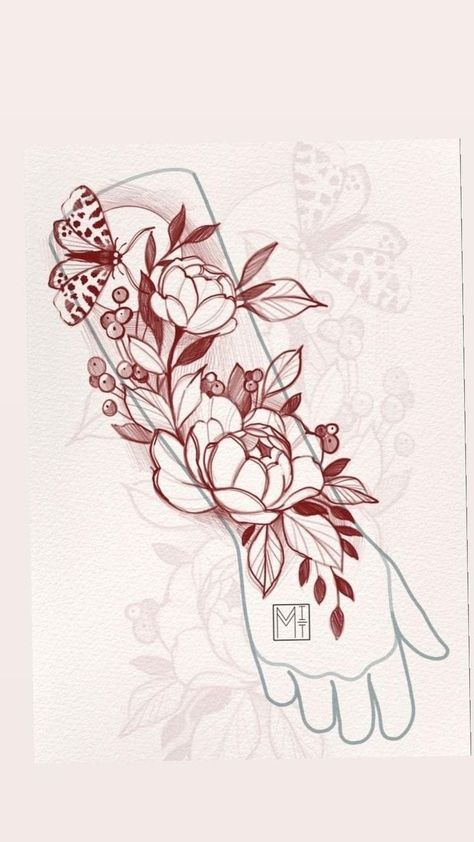 Neotraditional Peony Tattoo Design, Neotrad Peony Tattoo, Neotrad Flower Tattoo, Peony Neotraditional Tattoo, Neotraditional Floral Tattoo, Japanese Peony Drawing, Neotraditional Peony Tattoo, Plants Tattoo Design, Neotrad Flowers