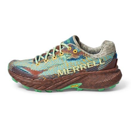 Optimized for ultralight durability and constructed with Mongolian Steppe-inspired patterns  the women's Merrell x Janji Agility Peak 5 trail-running shoes are ready to explore new trails. Mongolian Steppe, Womens Running, Trail Running Shoes, Rei Co-op, Trail Running, Running Women, Womens Running Shoes, Running Shoes, Women Shoes