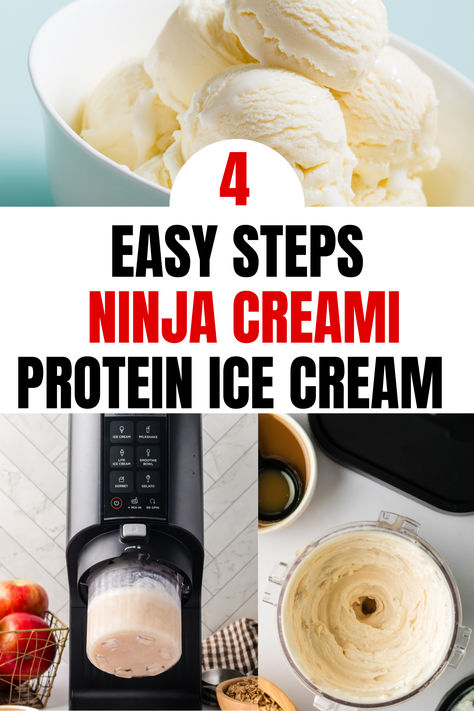 Savor the elegant simplicity of homemade indulgence with this Ninja Creami Vanilla Ice Cream recipe. Enhance your dessert experience with this creamy delight, crafted from premium ingredients to deliver a velvety-smooth vanilla treat that outshines store-bought options. Vanilla Ninja Creami Ice Cream Recipes Protein, Vanilla Protein Ice Cream, Ninja Creami Vanilla Ice Cream, Protein Ninja Creami, Protein Ice Cream Recipe, Creami Recipes, Vanilla Ice Cream Recipe, Vanilla Recipes, Healthy Yogurt