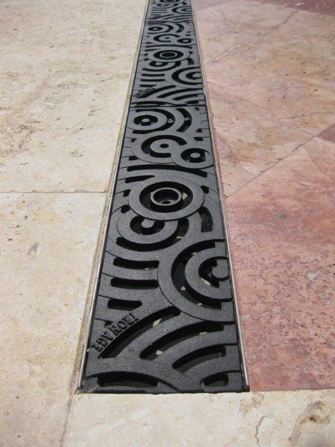 Made in the USA - Iron Age Designs Drainage Ideas, Drainage Grates, Channel Drain, Tree Grate, Landscape Drainage, Trench Drain, Drainage Solutions, Modern Pools, Drain Cover