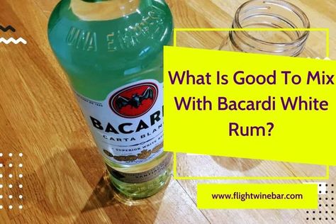 Have you ever wanted to try something different with your favorite Bacardi white rum? Well, you're in luck! Whether it’s an exotic cocktail or a classic twist on Dad's classic Highball recipe, today we'll dive into the world of mixers – what goes well with Bacardi White Rum and how can you use ingredients at home to craft delicious cocktails everyone will love. From simple concoctions like a Cuba Libre, where all you need is cola and lime juice, to more advanced drinks that require some special Drinks With Bacardi, Bacardi Rum Drinks, Bacardi Drinks, Highball Recipe, Bacardi White Rum, Bacardi Mojito, Rum Mixed Drinks, Rum Drinks Recipes, Easy Drinks To Make