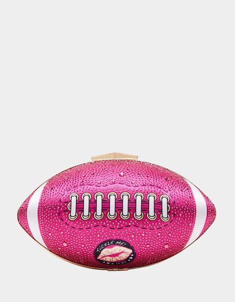 All New Arrivals | Designer Handbags, Shoes, Jewelry & Clothing – Page 2 – Betsey Johnson Pink Football, Novelty Purses, Betsey Johnson Purses, Happy Hippie, Quirky Fashion, Pink Handbags, Holiday Trends, Betsey Johnson Bags, Betsy Johnson