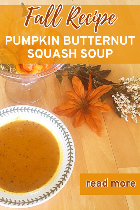 fall recipe pumpkin butternut squash soup Pumpkin Butternut Squash Soup, Pumpkin Butternut Squash, Pumpkin Soup Easy, Pumpkin Spice Desserts, Roasted Fall Vegetables, Butternut Squash Soup Recipe, Fall Recipes Pumpkin, Butternut Soup, Butternut Squash Puree