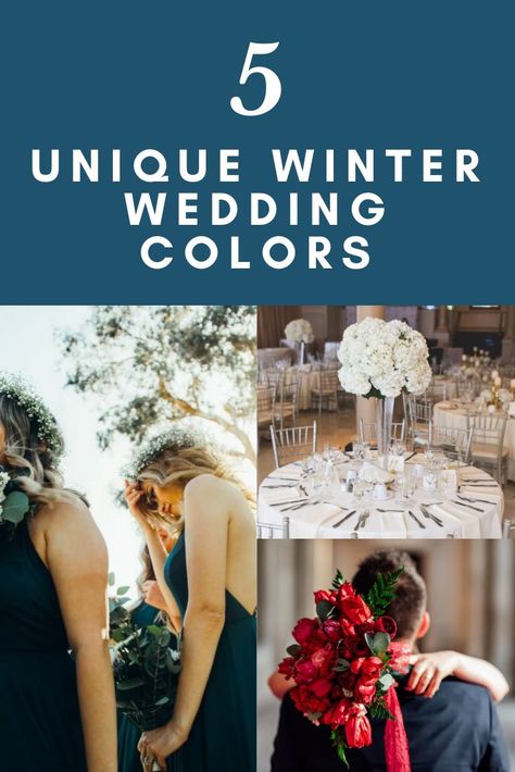 Wedding Color Schemes For February, Wedding Ideas February, Winter Beach Wedding Colors, November Wedding Colors Schemes, Wedding Colora, February Wedding Colors, Winter Theme Wedding, January Wedding Colors, December Wedding Colors