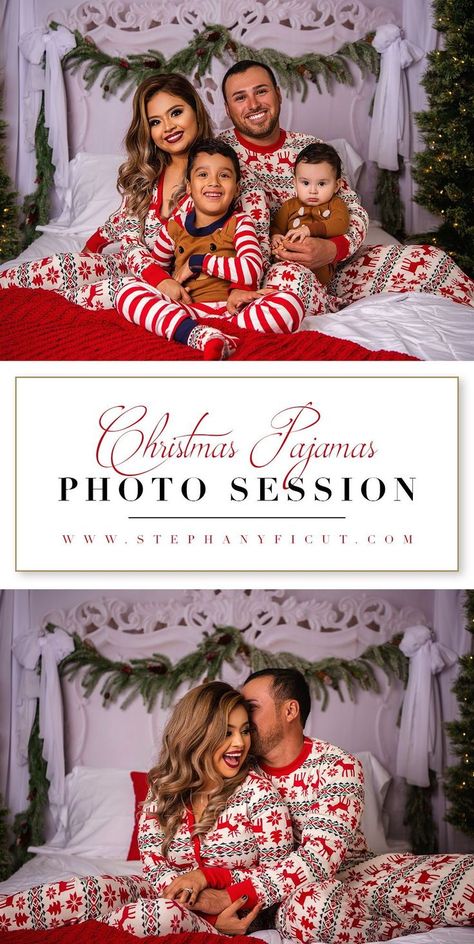 Christmas Pj Family Photos, Pj Christmas Photos Family, Family Pj Christmas Pictures, Christmas Pj Photoshoot Family, Christmas Pajamas Photoshoot, Christmas Pajama Pictures, Pjs Family, Christmas Photography Family, Holiday Family Photos