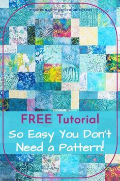 FREE BABY QUILT PATTERN! Learning how to make the fastest baby quilt begins with using 100 charm squares. It's so easy you don't even need a pattern! See how to turn those charm squares into an amazing quilt faster than you ever thought possible! Charm Pack Baby Quilt Patterns Free, Duckworth Quilt Pattern, Quick Quilt Patterns Free, Quilt In A Day Patterns Free, Baby Quilts Patterns Free, 10 Inch Square Quilt Patterns Free, Charm Pack Baby Quilt, Sewing Blanket, Modern Quilting Tutorials