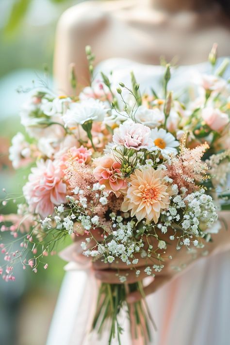 From ethereal clouds to elegant accents, these 36 Baby’s Breath bouquets offer versatile beauty for any wedding theme. #ElegantFlorals #BabysBreath Ethereal Flower Bouquet, Classic Whimsical Wedding, Whimsical Flower Bouquet, Classic Wedding Florals, Bridal Bouquet Dusty Blue, Elegant Whimsical Wedding, Sage Bridesmaids, Bridal Bouquet Classic, Whimsical Wedding Bouquet