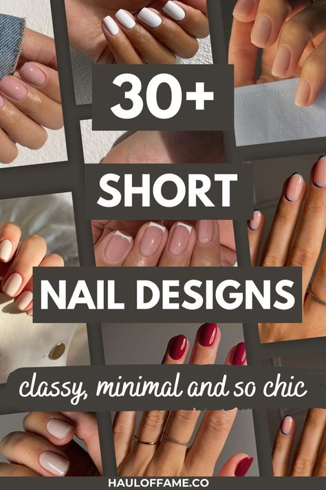 Are you on the hunt for short nail designs in various short nail shapes to make you look and feel like the ultimate IT girl? If you've got short nails or even short nails acrylic and are looking for short nails ideas for your next short nails manicure, we've got some winning choices for you that you can rock all year round. Whether you're looking for short nail designs summer, or short nails ideas autumn, or even short nails art, these are the short nails 2022 trends you need to know about! Colorhair Haircolor, Short Rounded Acrylic Nails, Squoval Acrylic Nails, Short Nails Summer, Short Natural Nails, Rounded Acrylic Nails, Short Round Nails, Pretty Short Nails, Short Oval Nails