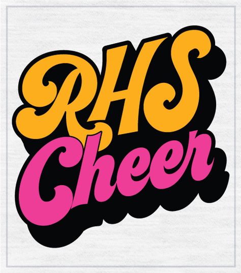 9121 Retro Cheer T-shirt | High School Shirts High School Cheer Tshirts Design, Cheer Captain Shirts, Homecoming Cheer Shirts, Cheer Practice Shirts Design, Cheer Camp Shirt Ideas, Cheer T Shirts Ideas, Cheerleader Shirts Ideas, Varsity Cheer Shirts, Cheer Tshirt Ideas