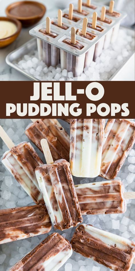 Cool Whip Popsicles, How To Make Fudgicles, Hello Pudding Pops, Low Cal Popsicles, Recipes For Popsicles, Uses For Jello Powder, Popcycles Recipes Homemade Popsicles, Popular Desserts For A Crowd, Homemade Pudding Pops