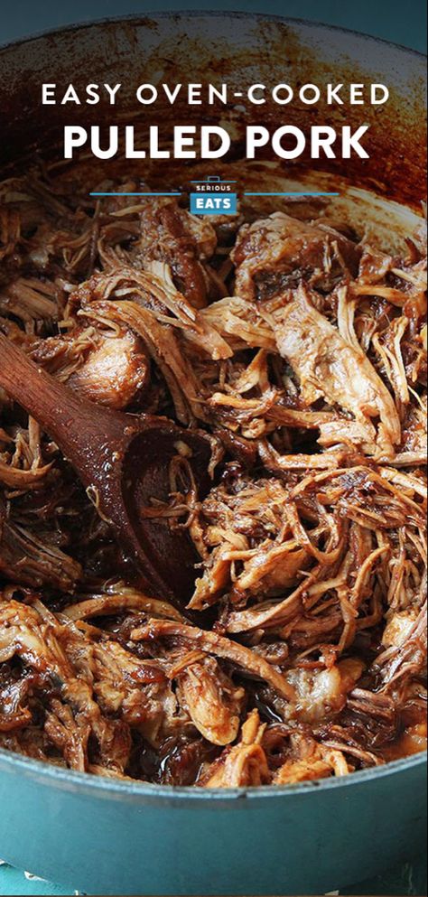 Pulled Pork Oven Recipe, Pork Oven, Pulled Pork Oven, Pork Pulled, Pulled Pork Recipe, Homemade Barbecue Sauce, Best Oven, Dutch Oven Recipes, Pulled Pork Recipes