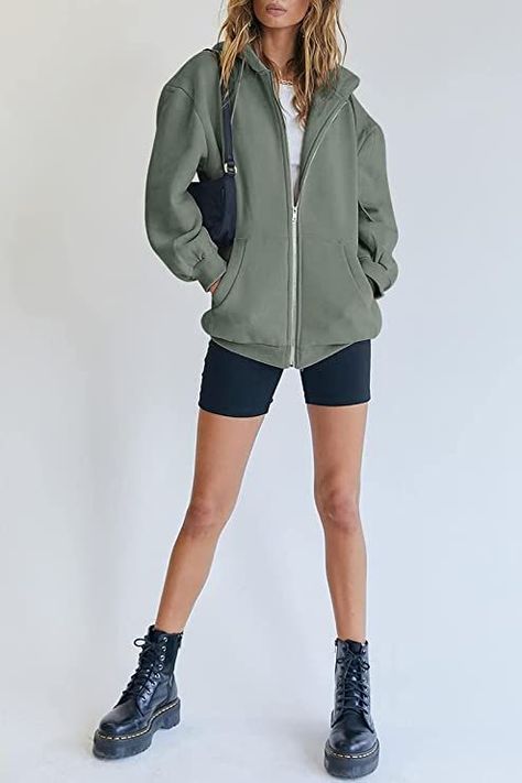 Cute Hoodies Teen Girl Fall Jacket Oversized Sweatshirts Casual Drawstring Clothes Zip Up Y2K Hoodie with Pocket 4.4 out of 5 stars 2,860 ratings Price: $36.99 - $38.99 Girls Fall Jacket, Fall Sweatshirt Outfit, Cute Hoodies, Outfit Oversize, Pullover Outfit, Oversize Casual, Y2k Hoodie, Fashion Hoodies, Zip Up Hoodies