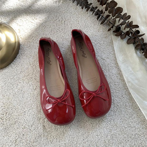 Vintage Miu Miu, Miu Miu Flats, Heels Patterns, Color Shoes, Ballerina Shoes Flats, Cute Flats, Girly Shoes, Bow Shoes, Swag Shoes