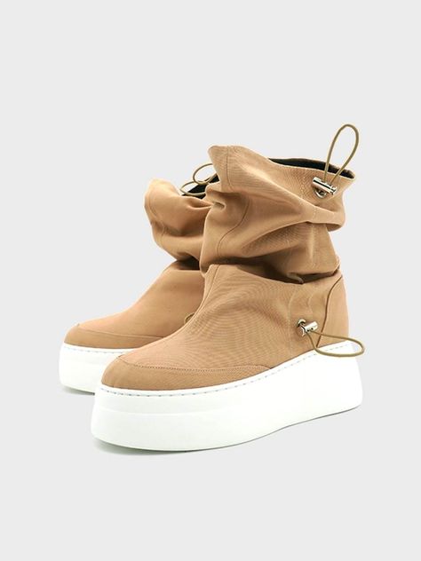 Es Shoes, Ankle Boots Platform, Sneakers Platform, Boots Beige, Boots Platform, Big Girl Fashion, Fresh Shoes, Boots Sneakers, Platform Ankle Boots