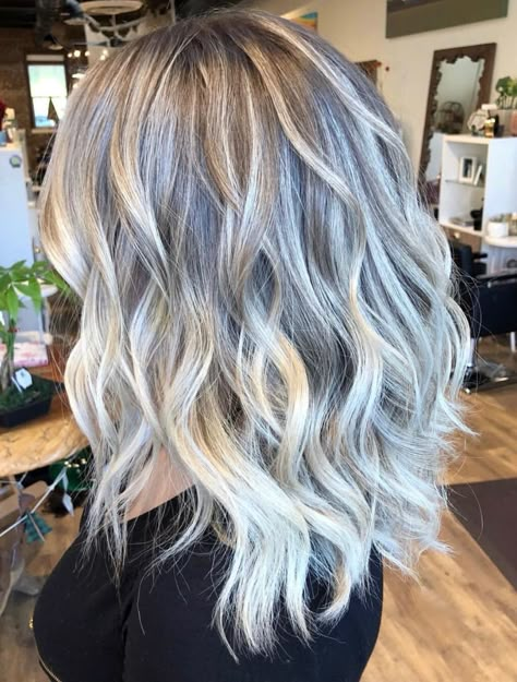 Ribbons of Platinum Blonde Hair At Home, Ashy Hair, Platinum Hair Color, Underlights Hair, Platinum Blonde Highlights, Silver Blonde Hair, Icy Blonde Hair, Silver Blonde, Ash Blonde Hair