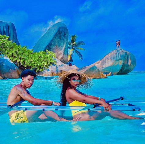 #dk4l Couple Boat, Vaca Pics, Inspiration Pics, Couple Goal, Couples Vacation, Vacation Goals, Vacation Mood, Black Love Couples, Black Couples Goals