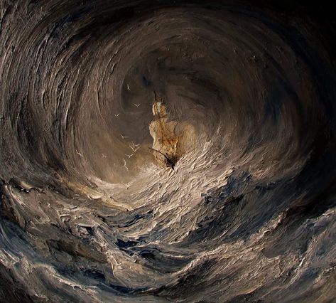 Justyna Kopania, Storm Art, Rennaissance Art, Travis Fimmel, Oil Painting Texture, Sea Painting, Ap Art, Romantic Art, Ethereal Art