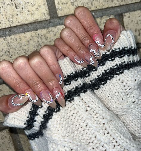 Taylor swift friendship bracelet nails🤩 where my swifties at?! Fav album?? #taylorswiftnails #swifties #luminarynailsystems #handpaintednailart #midvalenails Lover Themed Nails Taylor Swift, T Swift Nails, Taylor Swift Debut Nails, Taylor Swift Manicure, Taylor Swift Nail Ideas Eras Tour, Reputation Nails, Eras Nails, Taylor Swift Friendship Bracelet, Taylor Swift Nails