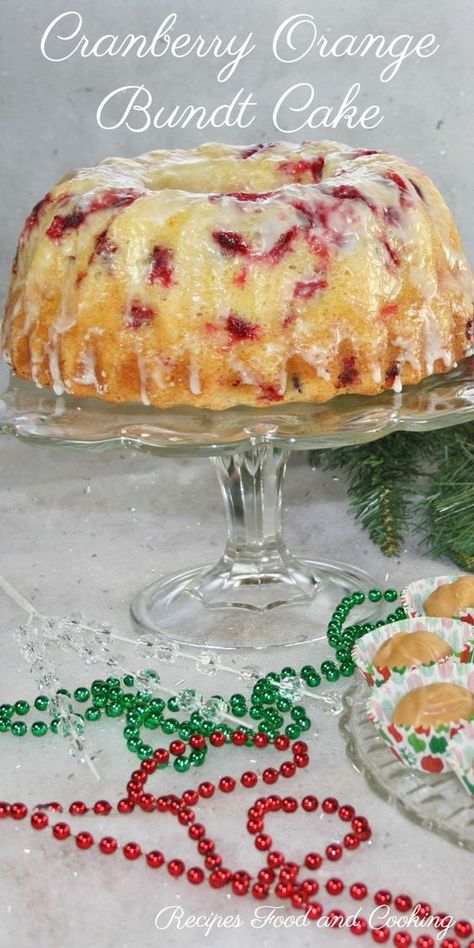 Cranberry Orange Bundt Cake This cranberry orange cake is almost like a pound cake and gets better as it sets. Bake it in a bundt or loaf pan. Cranberry Orange Bundt Cake Recipe, Cranberry Dishes, Nonna Recipes, Orange Bundt Cake Recipe, Cranberry Orange Bundt Cake, Cranberry Orange Cake, Orange Bundt Cake, Cranberry Cake, Jello Cake