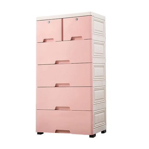 PRICES MAY VARY. 【HIGH QUALITY MATERIAL】This 6 Drawers Dresser is made of high grade PP plastic, which is a safe material of environmental protection, health and durability, stable while lightweight, waterproof and easy to clean. 【6 DRAWERS ORGANIZER】Features 4 large drawers and top 2 small cabinets locker(with keys). 6 drawers for large storage space, 2 top drawer can be locked for privacy. Storage cabinet on wheels made it easily to move anywhere you want. 【SIZE】Overall dimension:19.7"W x 13.8 Plastic Dresser, Small Decorations, Blue Drawers, Closet Organizer With Drawers, Storage Dresser, Plastic Storage Cabinets, Plastic Drawer, Closet Drawers, Dresser Organization