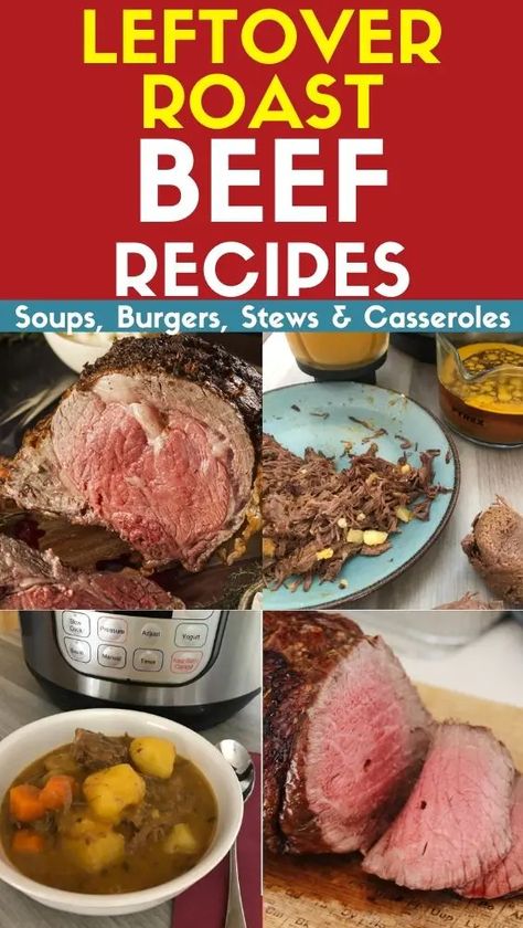 Cooked Roast Beef Recipes Leftover, Leftover Sliced Roast Beef Recipes, Ideas For Leftover Roast Beef, Roast Beef Leftover, Meals With Leftover Roast Beef, Leftover Shredded Beef Recipes, Leftover Roast Recipes, Left Over Beef Roast, How To Use Leftover Roast Beef