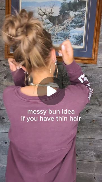 Ella Langley, Fine Hair Updo, Messy Bun For Short Hair, Hairstyle Ponytail, Perfect Messy Bun, Hair Magic, Short Hair Bun, Pony Tails, Bun Tutorial