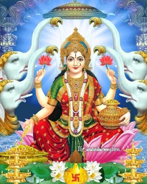 Gaja Lakshmi, Maa Wallpaper, Devi Images Hd, Wallpaper Background Design, Shri Yantra, Saraswati Goddess, Hindu Rituals, Shree Krishna Wallpapers, Wallpaper Images Hd