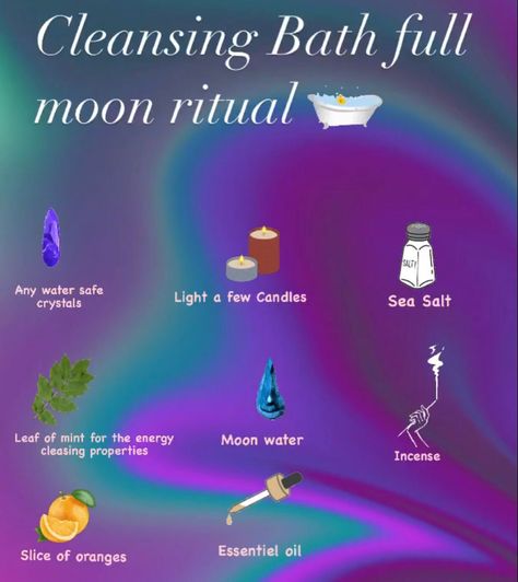 The different moon phases are always a great time to clean, manifest, meditate whatever you want here’s a quick and simple bath cleasing that you can do for the full moon #spiritual #spirituality #moon #fullmoon #rituales Full Moon Bath Ritual, Full Moon Spiritual, Blue Moon Rituals, Different Moon Phases, Moon Bathing, January Full Moon, Moon 2024, December Full Moon, Full Moon Bath